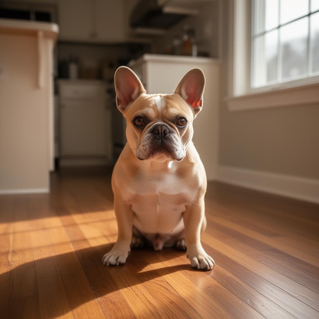 French Bulldog at a veterinary checkup in Alabama