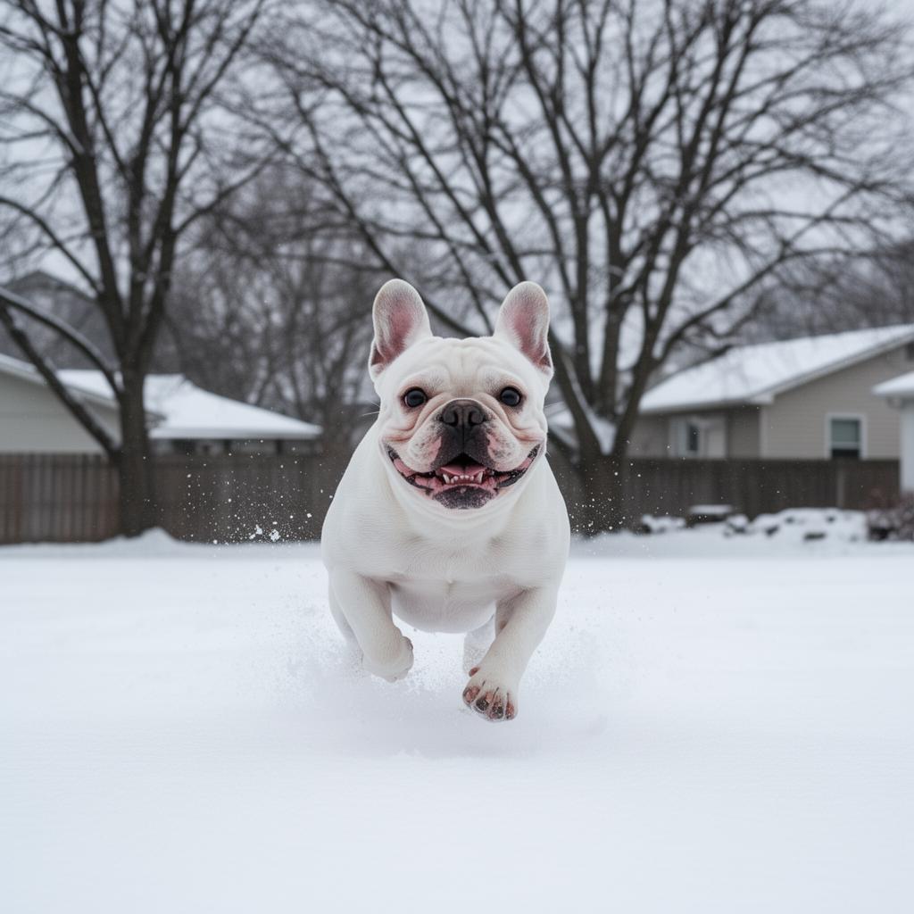 French Bulldog at a veterinary checkup in Oregon