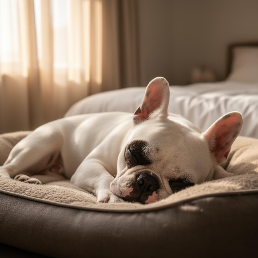 French Bulldog at a veterinary checkup in Missouri