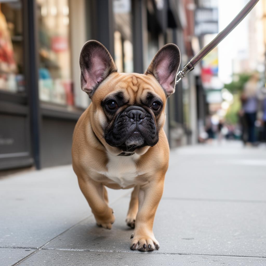 French Bulldog at a veterinary checkup in Washington